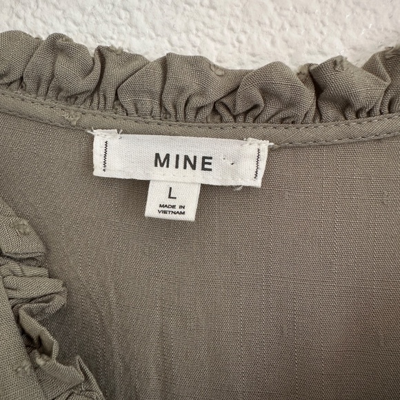 mine floral long sleeve blouse Large - Picture 6 of 11